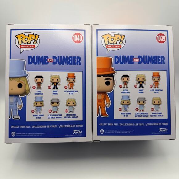 Harry Dunne #1040 & Lloyd Christmas #1039 Funko Pop Bundle – Dumb and Dumber - Picture 2 of 6